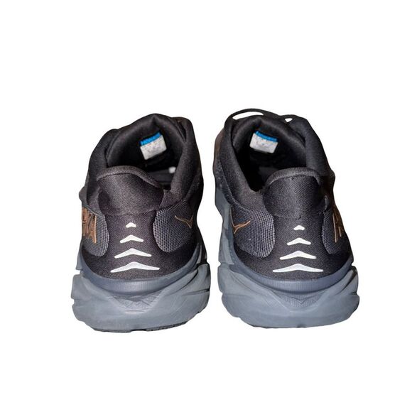 HOKA Men\'s Clifton 8 Grey Running Shoe - Lightweight Cushioning size 9.5 B